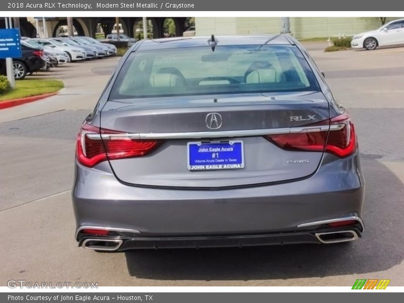 Modern Steel Metallic / Graystone 2018 Acura RLX Technology