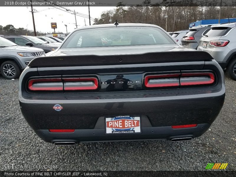 Destroyer Gray / Black 2018 Dodge Challenger SXT