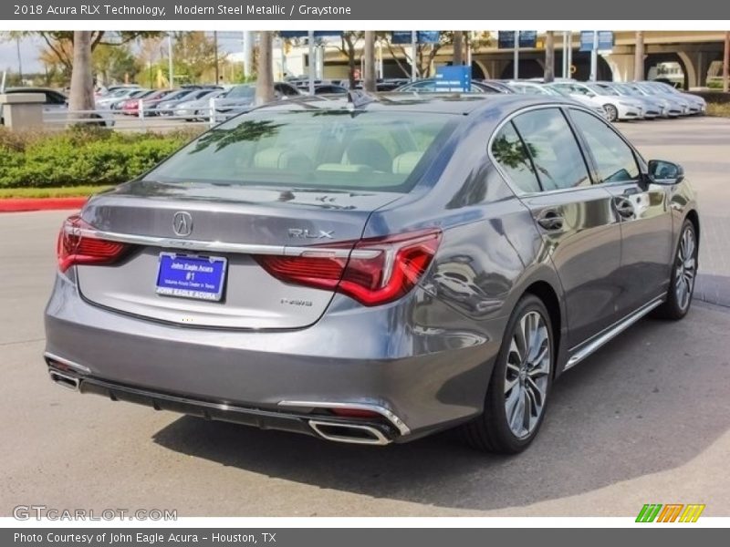 Modern Steel Metallic / Graystone 2018 Acura RLX Technology