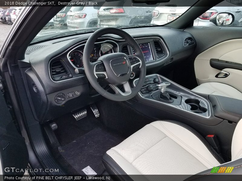 Destroyer Gray / Black 2018 Dodge Challenger SXT