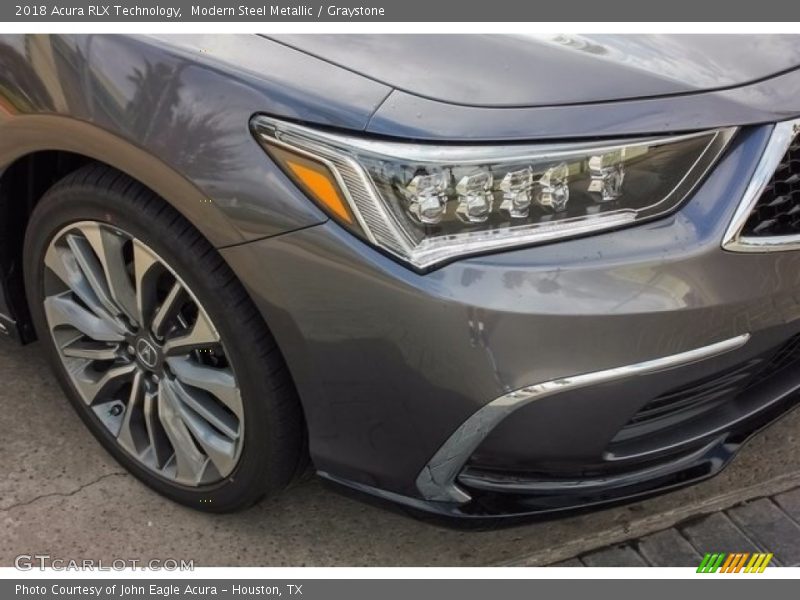 Modern Steel Metallic / Graystone 2018 Acura RLX Technology