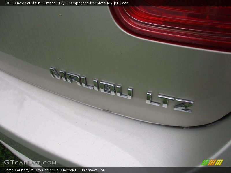 Champagne Silver Metallic / Jet Black 2016 Chevrolet Malibu Limited LTZ