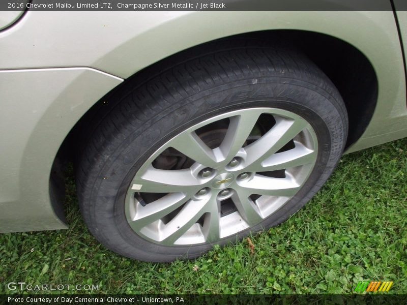 Champagne Silver Metallic / Jet Black 2016 Chevrolet Malibu Limited LTZ