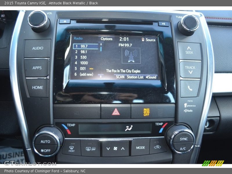 Attitude Black Metallic / Black 2015 Toyota Camry XSE