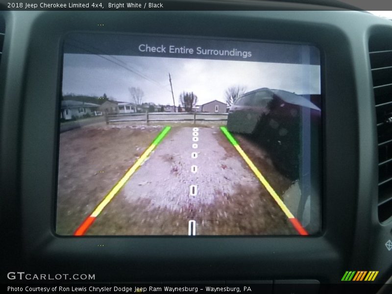 Bright White / Black 2018 Jeep Cherokee Limited 4x4