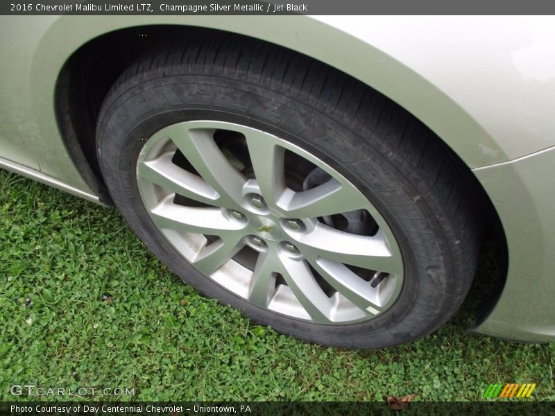 Champagne Silver Metallic / Jet Black 2016 Chevrolet Malibu Limited LTZ