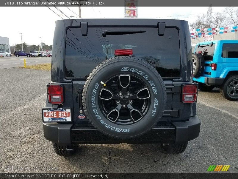 Black / Black 2018 Jeep Wrangler Unlimited Altitude 4x4