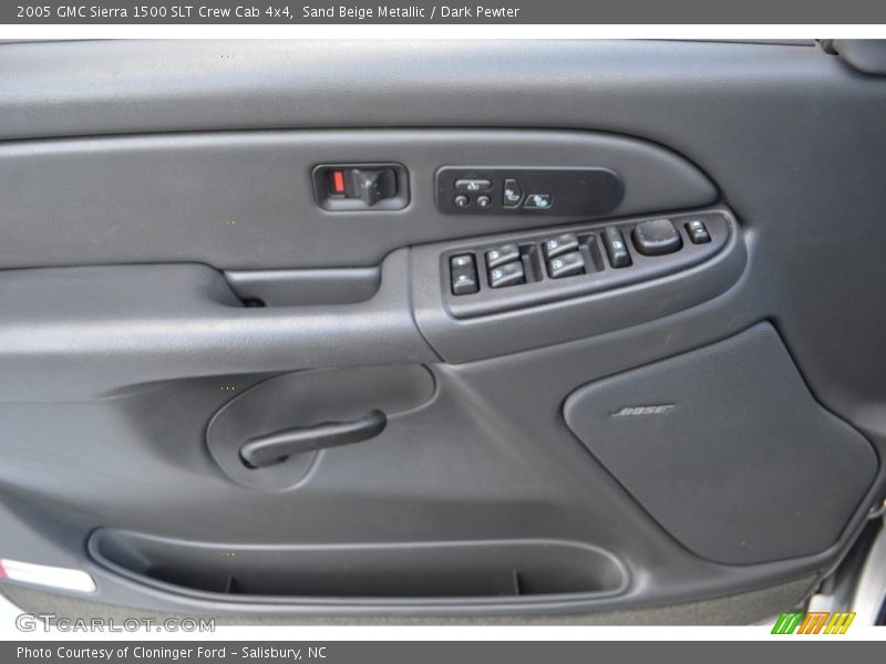 Sand Beige Metallic / Dark Pewter 2005 GMC Sierra 1500 SLT Crew Cab 4x4