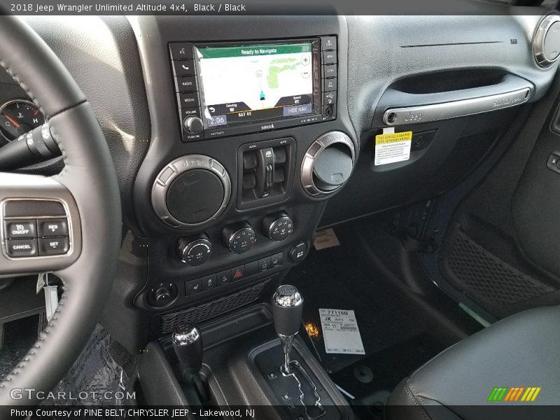 Black / Black 2018 Jeep Wrangler Unlimited Altitude 4x4