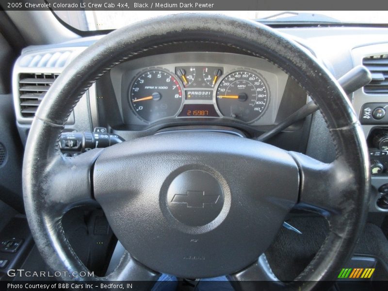Black / Medium Dark Pewter 2005 Chevrolet Colorado LS Crew Cab 4x4
