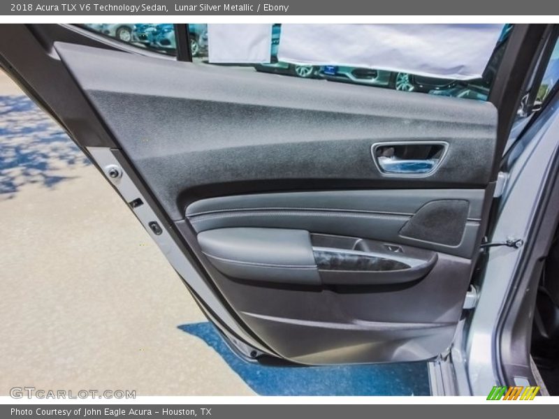 Lunar Silver Metallic / Ebony 2018 Acura TLX V6 Technology Sedan