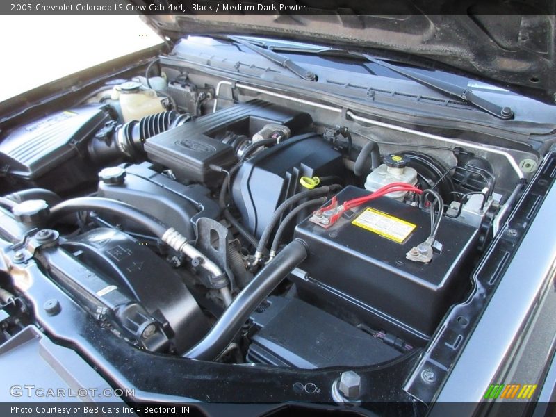 Black / Medium Dark Pewter 2005 Chevrolet Colorado LS Crew Cab 4x4