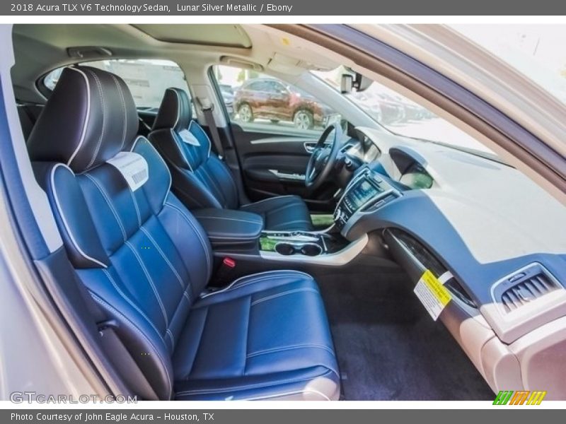Lunar Silver Metallic / Ebony 2018 Acura TLX V6 Technology Sedan