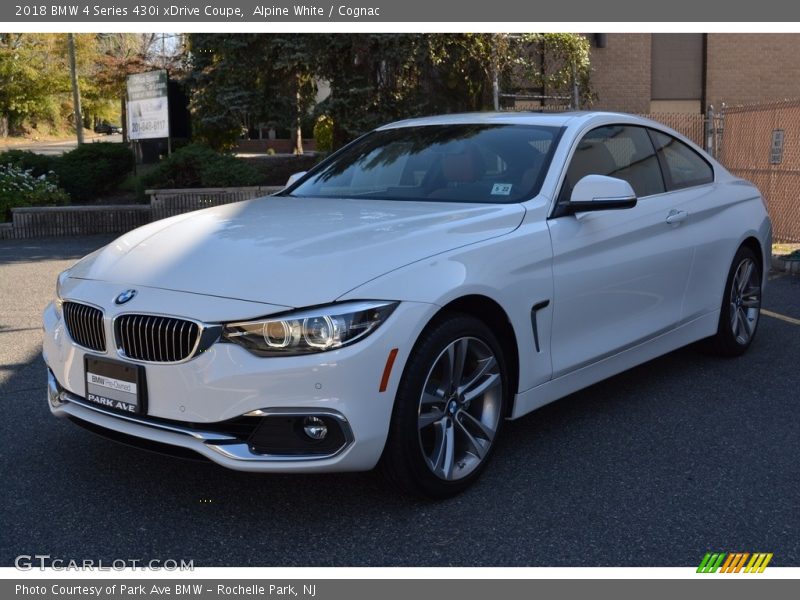 Alpine White / Cognac 2018 BMW 4 Series 430i xDrive Coupe