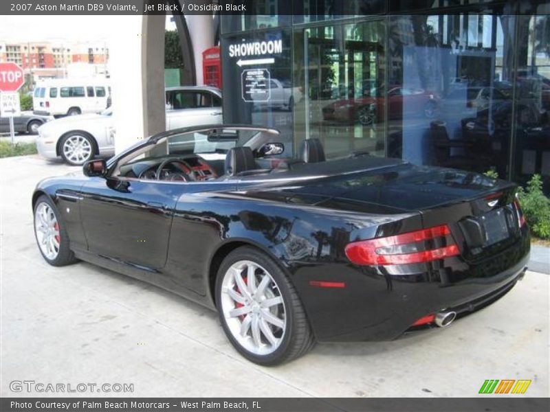 Jet Black / Obsidian Black 2007 Aston Martin DB9 Volante