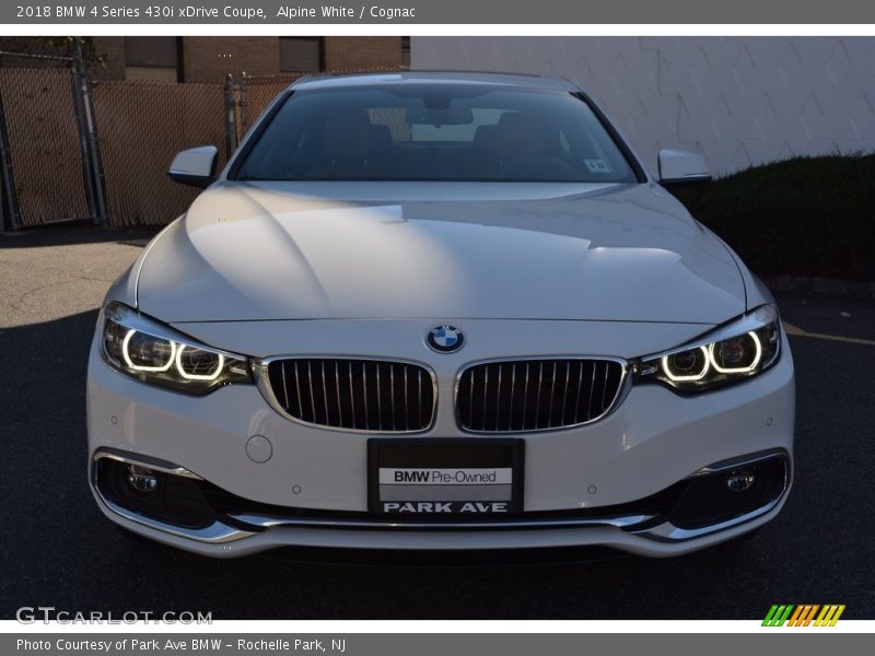 Alpine White / Cognac 2018 BMW 4 Series 430i xDrive Coupe