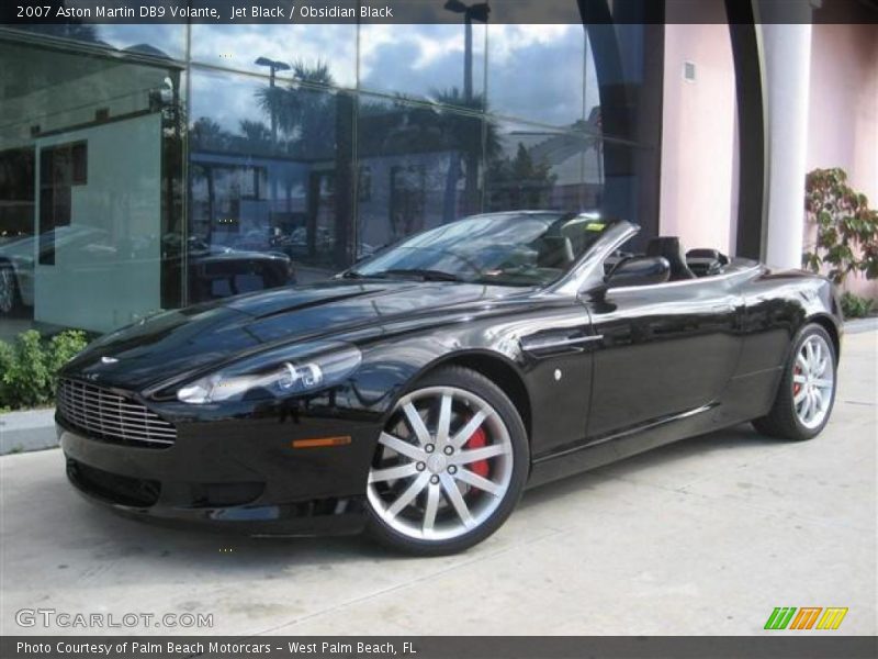 Jet Black / Obsidian Black 2007 Aston Martin DB9 Volante