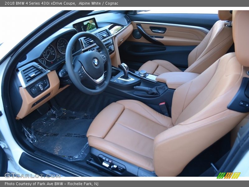 Alpine White / Cognac 2018 BMW 4 Series 430i xDrive Coupe