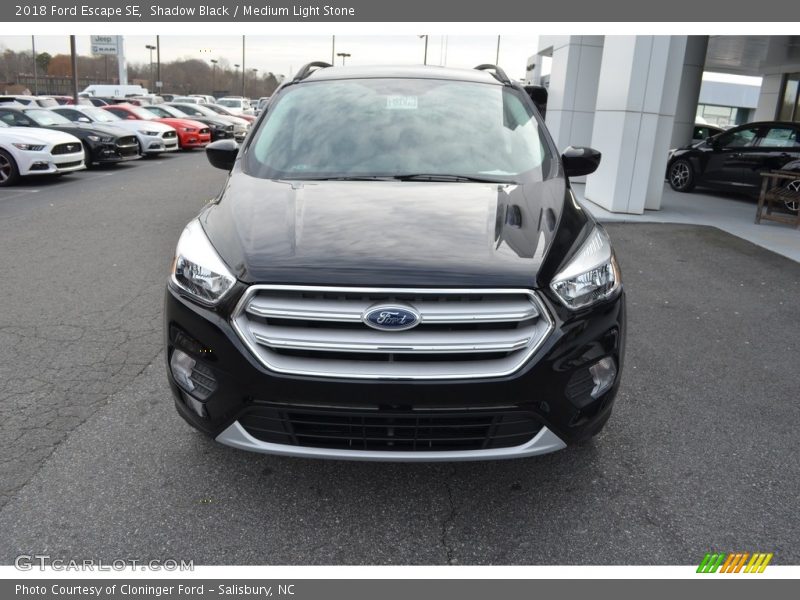 Shadow Black / Medium Light Stone 2018 Ford Escape SE