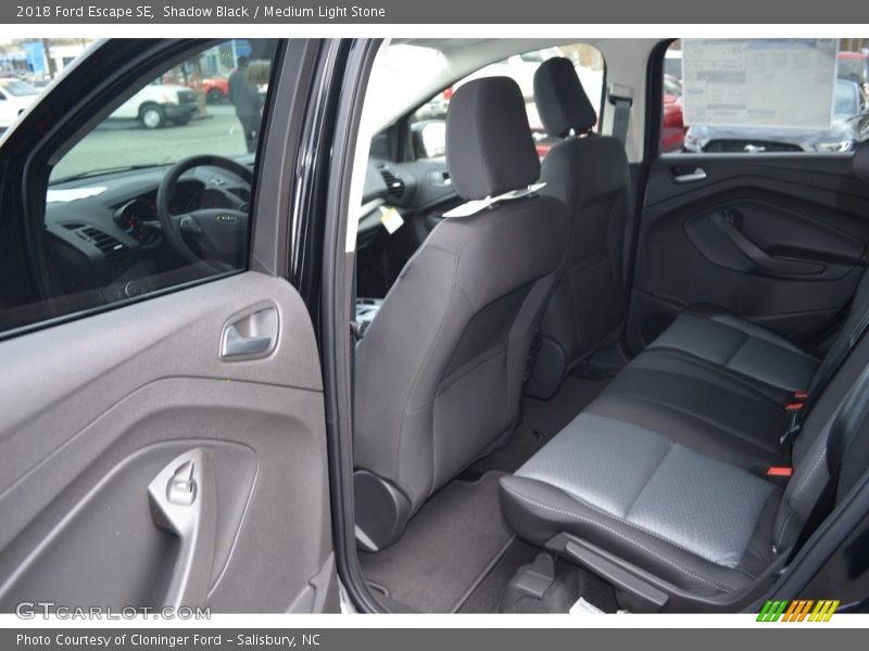 Shadow Black / Medium Light Stone 2018 Ford Escape SE