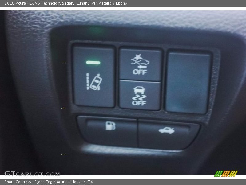 Lunar Silver Metallic / Ebony 2018 Acura TLX V6 Technology Sedan