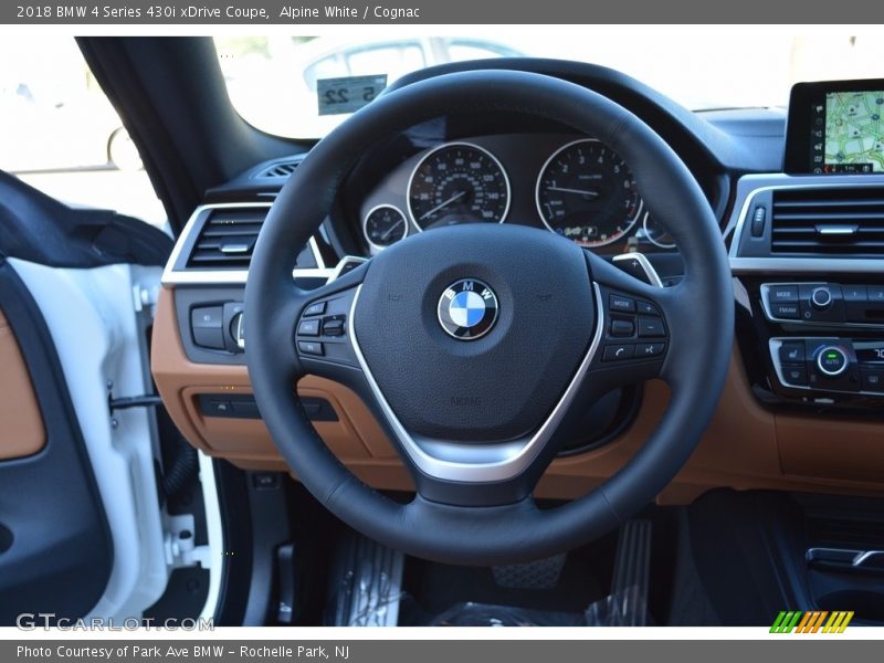 Alpine White / Cognac 2018 BMW 4 Series 430i xDrive Coupe
