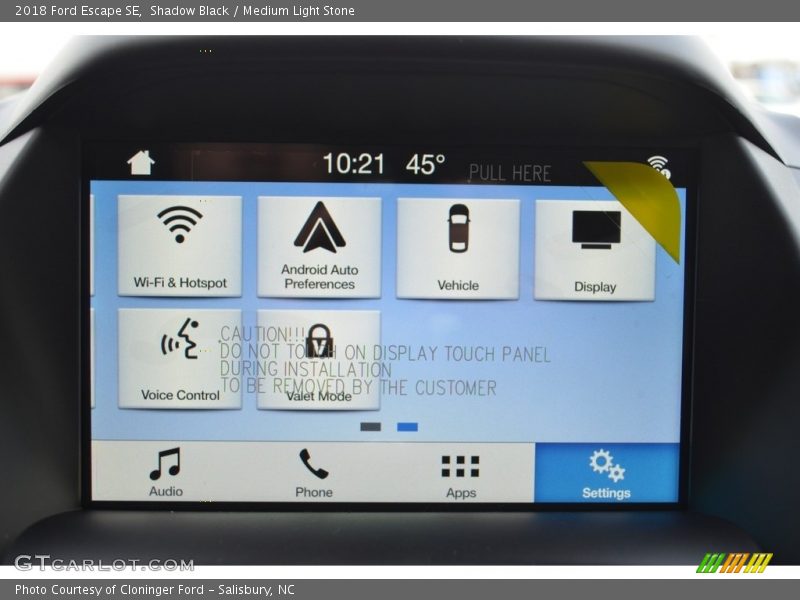 Shadow Black / Medium Light Stone 2018 Ford Escape SE