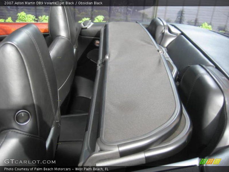Jet Black / Obsidian Black 2007 Aston Martin DB9 Volante