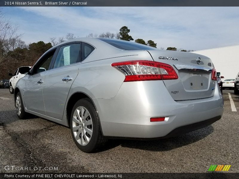 Brilliant Silver / Charcoal 2014 Nissan Sentra S