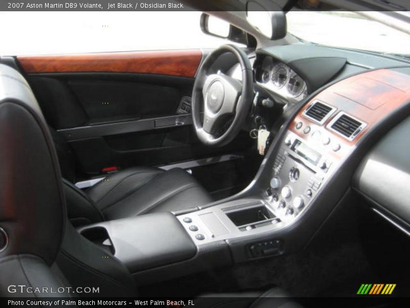 Jet Black / Obsidian Black 2007 Aston Martin DB9 Volante