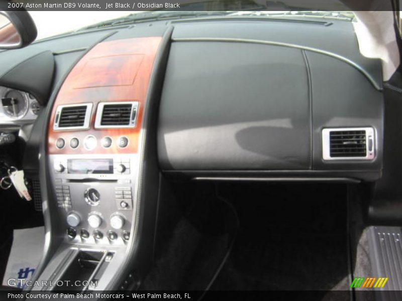 Jet Black / Obsidian Black 2007 Aston Martin DB9 Volante