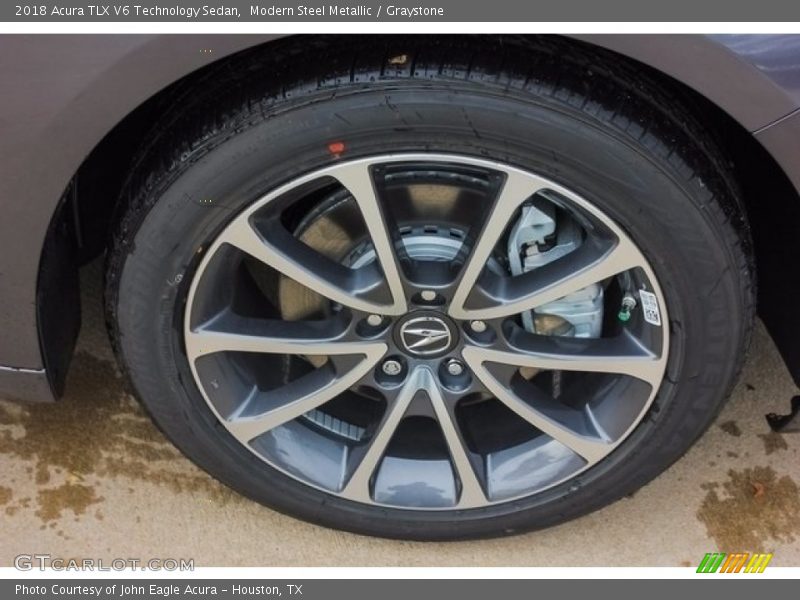 Modern Steel Metallic / Graystone 2018 Acura TLX V6 Technology Sedan