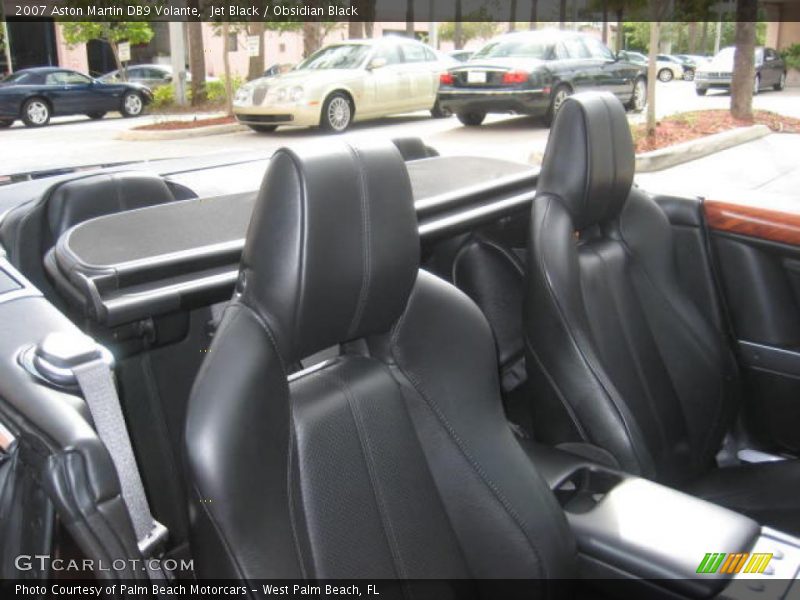 Jet Black / Obsidian Black 2007 Aston Martin DB9 Volante