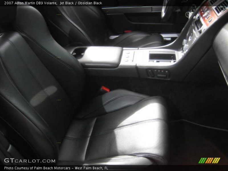 Jet Black / Obsidian Black 2007 Aston Martin DB9 Volante