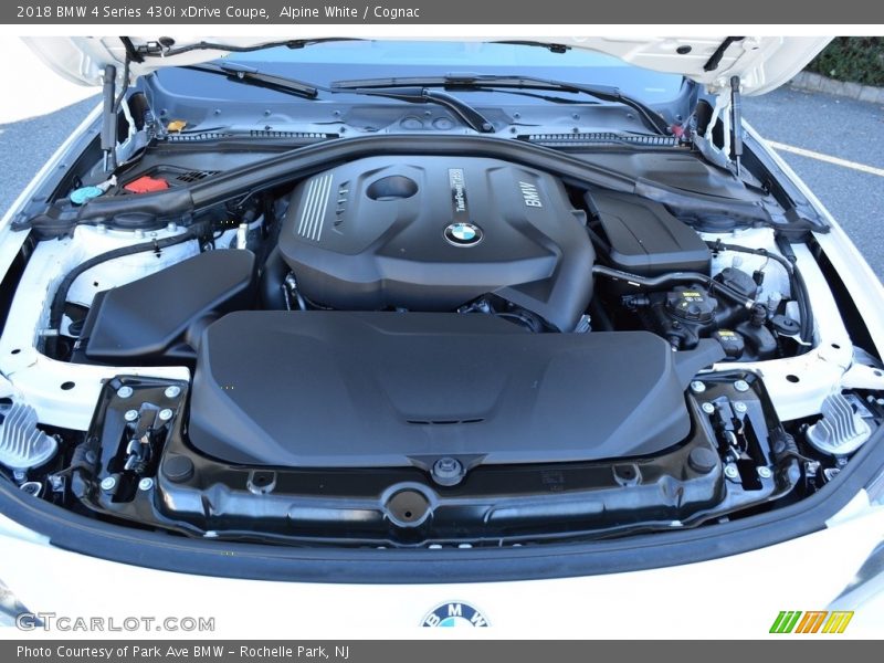 Alpine White / Cognac 2018 BMW 4 Series 430i xDrive Coupe