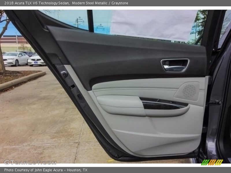 Modern Steel Metallic / Graystone 2018 Acura TLX V6 Technology Sedan
