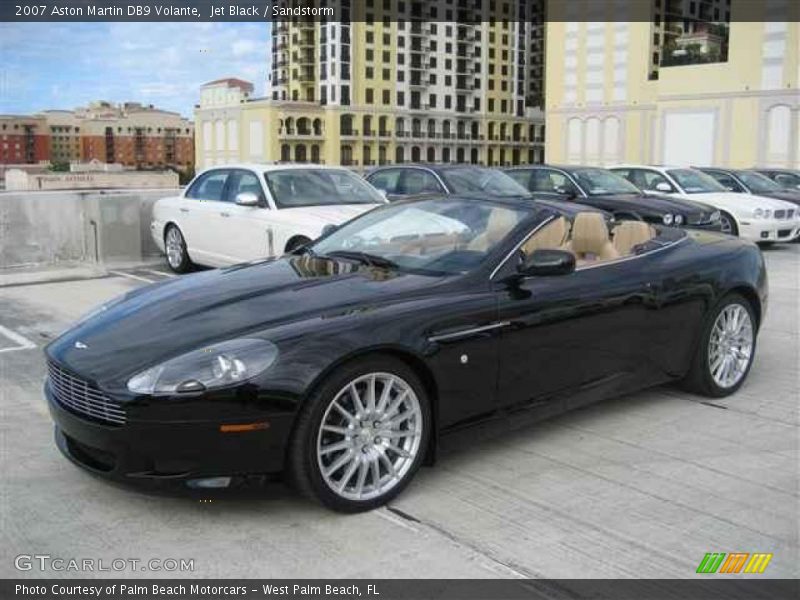 Jet Black / Sandstorm 2007 Aston Martin DB9 Volante