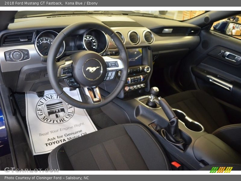 Dashboard of 2018 Mustang GT Fastback