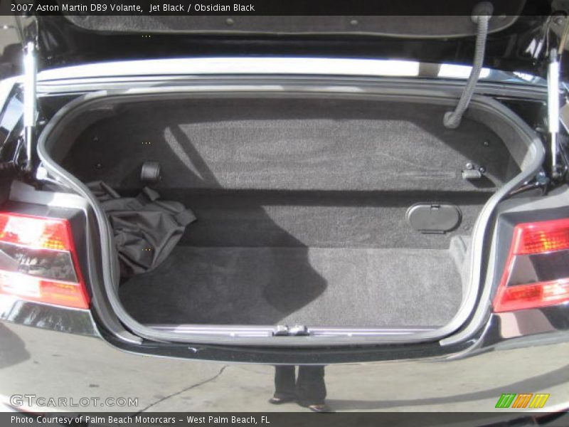 Jet Black / Obsidian Black 2007 Aston Martin DB9 Volante