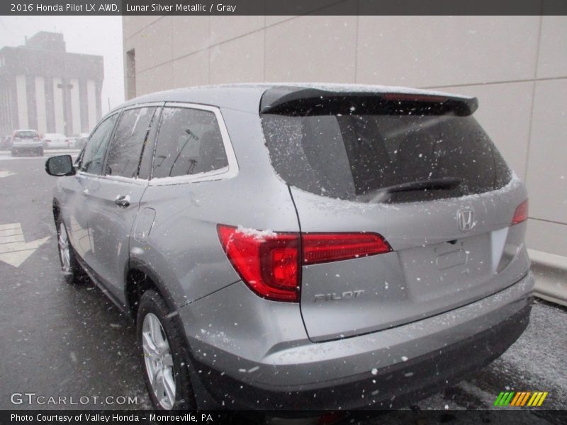 Lunar Silver Metallic / Gray 2016 Honda Pilot LX AWD