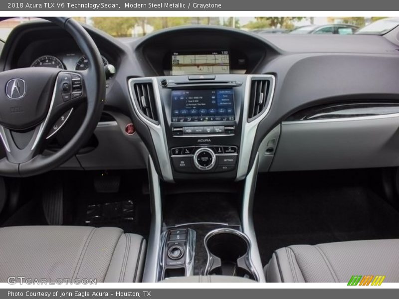 Modern Steel Metallic / Graystone 2018 Acura TLX V6 Technology Sedan