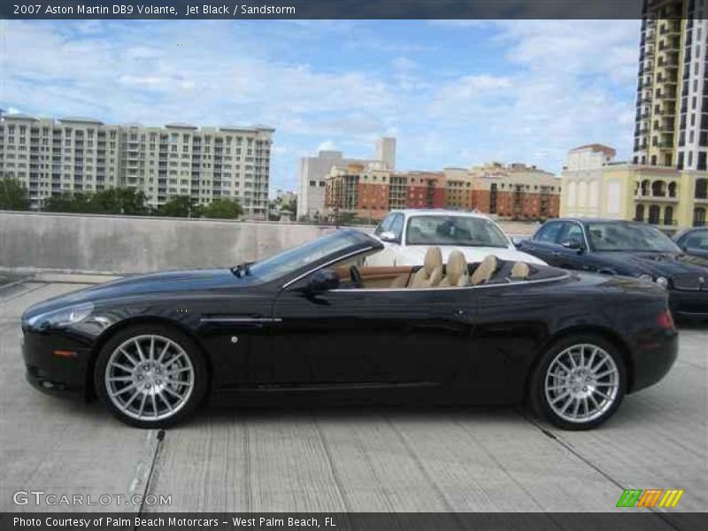 Jet Black / Sandstorm 2007 Aston Martin DB9 Volante