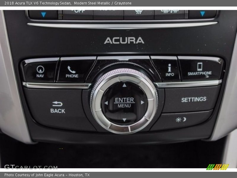 Modern Steel Metallic / Graystone 2018 Acura TLX V6 Technology Sedan
