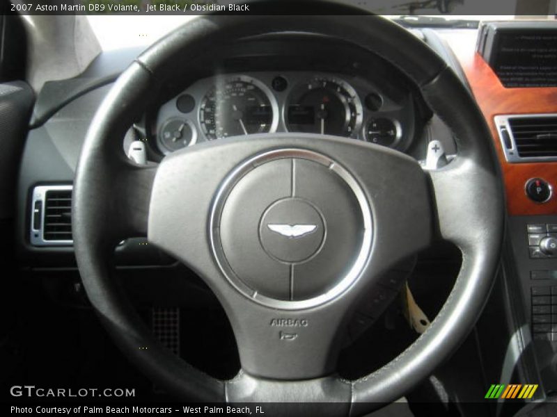 Jet Black / Obsidian Black 2007 Aston Martin DB9 Volante
