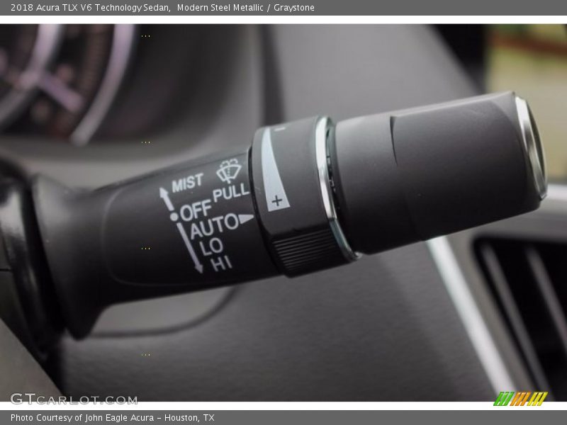 Modern Steel Metallic / Graystone 2018 Acura TLX V6 Technology Sedan