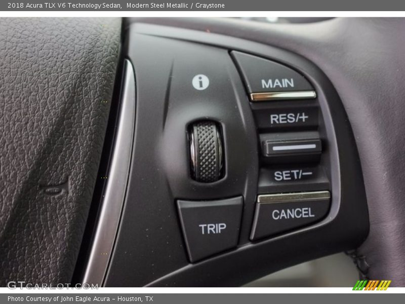 Modern Steel Metallic / Graystone 2018 Acura TLX V6 Technology Sedan