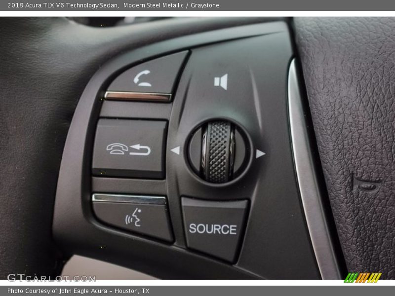 Modern Steel Metallic / Graystone 2018 Acura TLX V6 Technology Sedan