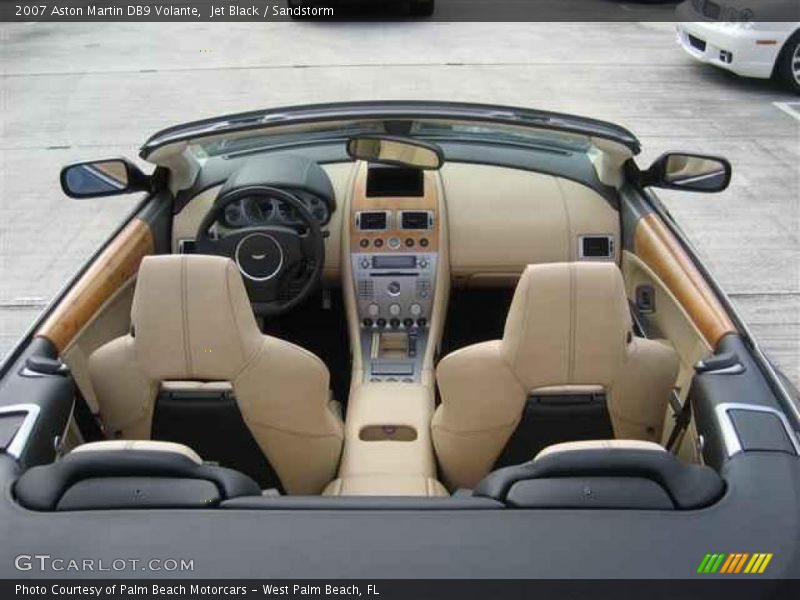 Jet Black / Sandstorm 2007 Aston Martin DB9 Volante