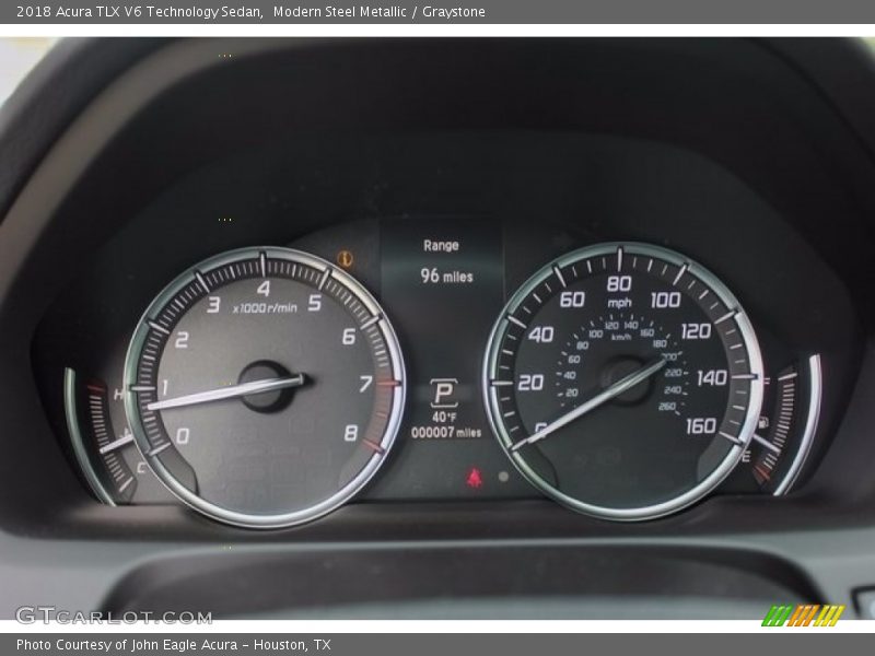 Modern Steel Metallic / Graystone 2018 Acura TLX V6 Technology Sedan