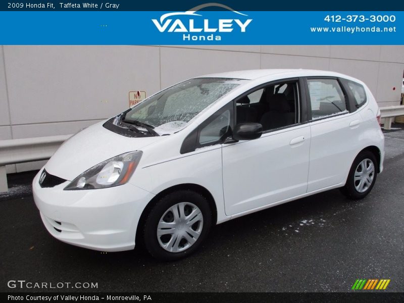 Taffeta White / Gray 2009 Honda Fit